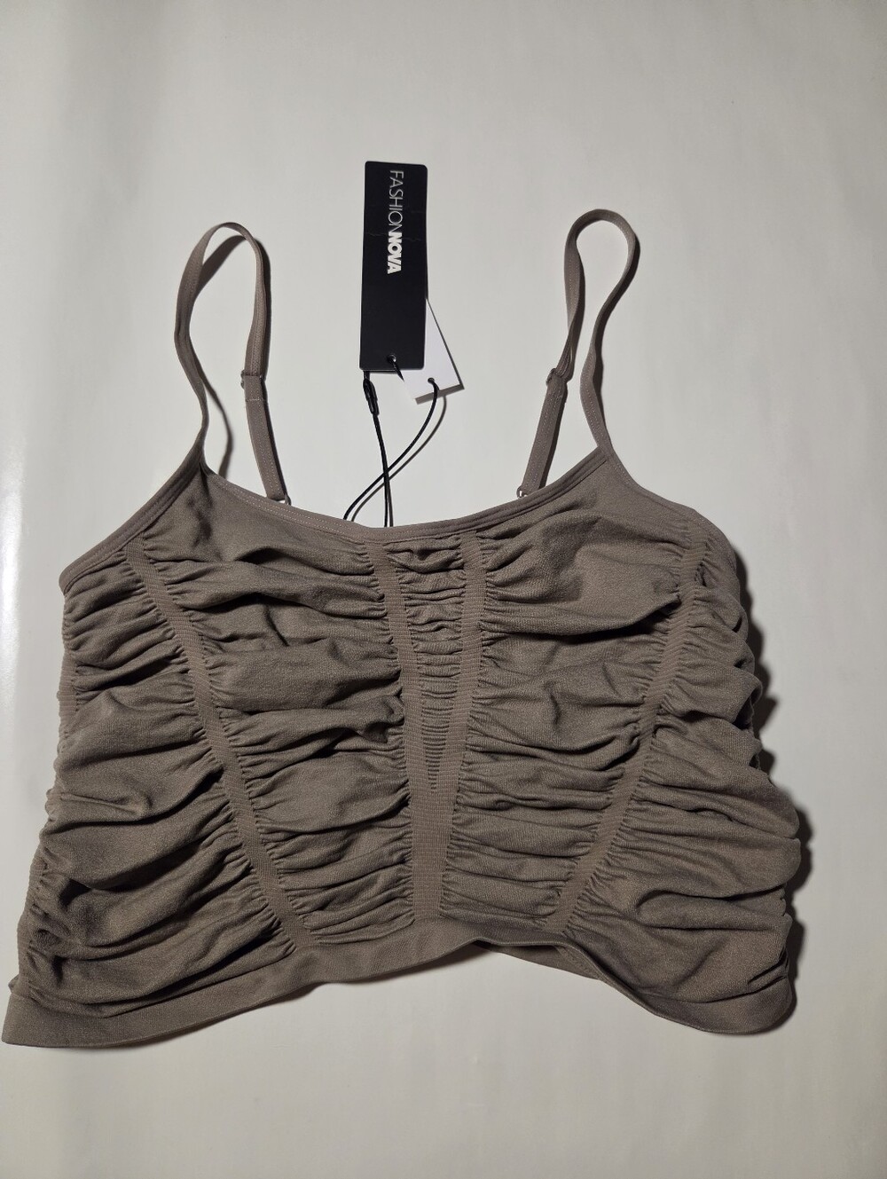 scrunch crop tank